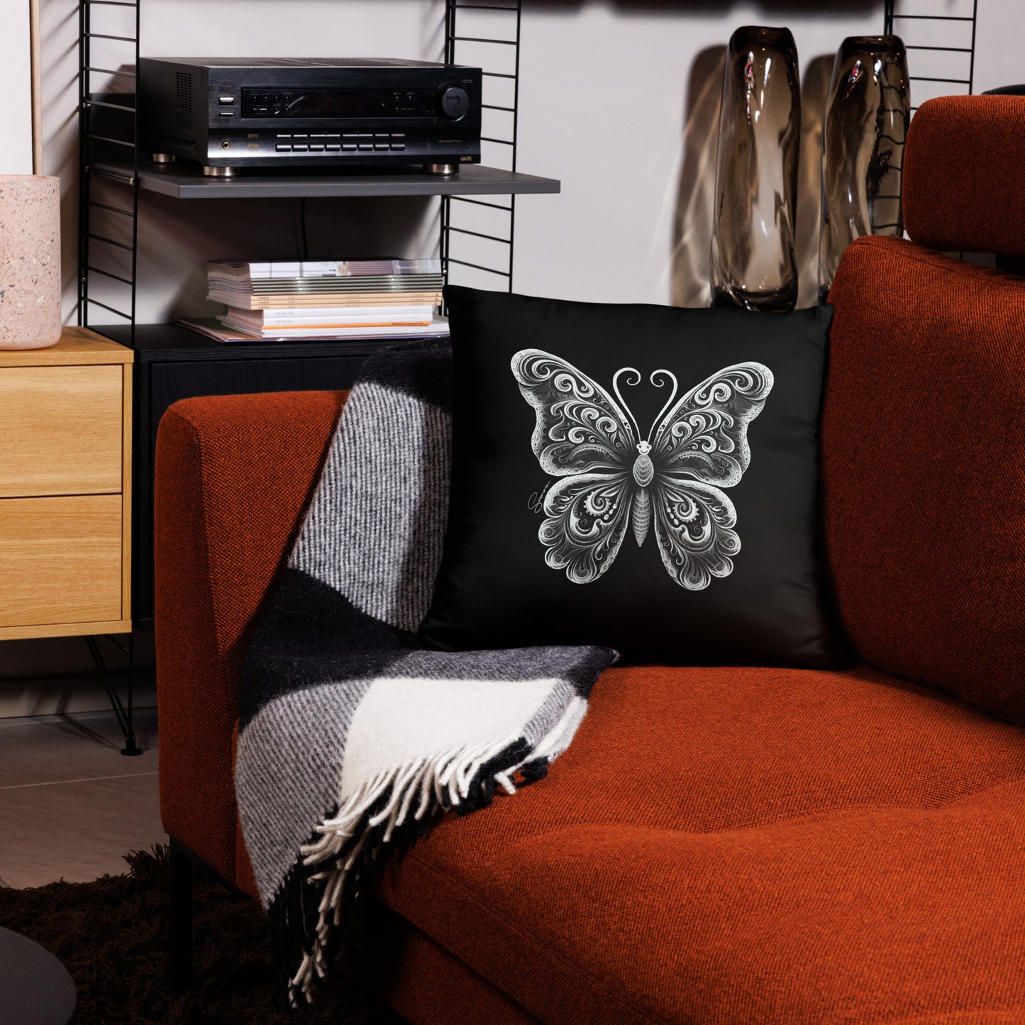 Animal Totem Decorative Pillow - Butterfly