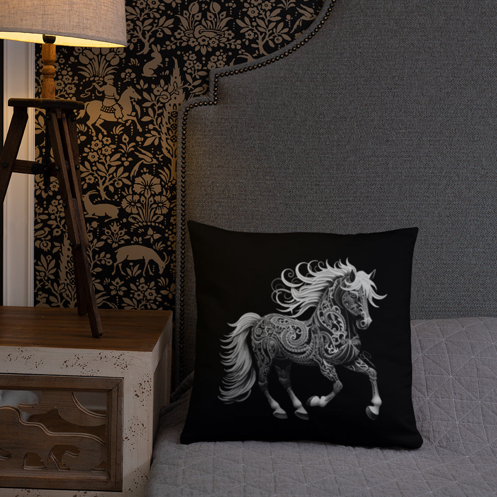 Animal Totem Decorative Pillow - Horse