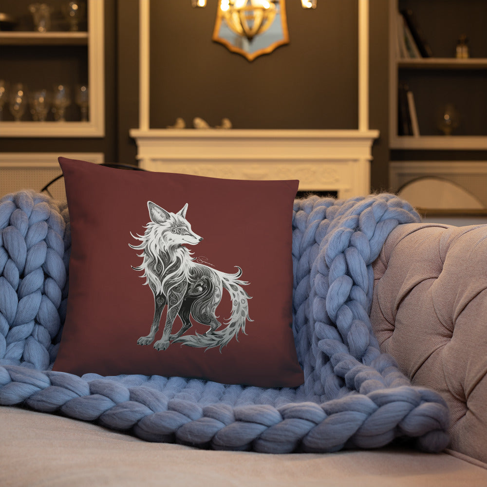 Animal Totem Decorative Pillow - Fox