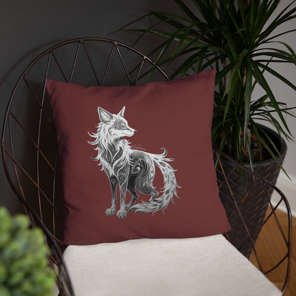 Animal Totem Decorative Pillow - Fox