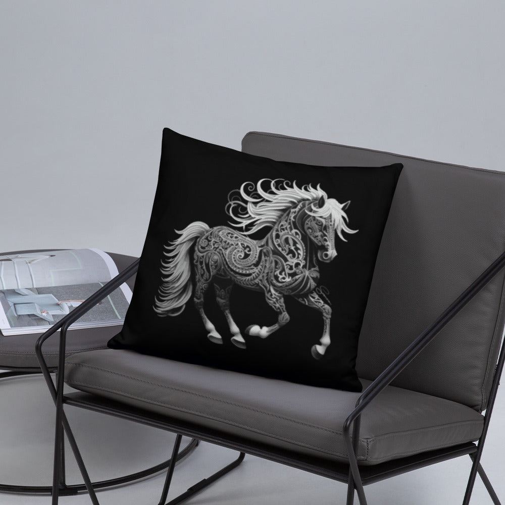 Animal Totem Decorative Pillow - Horse