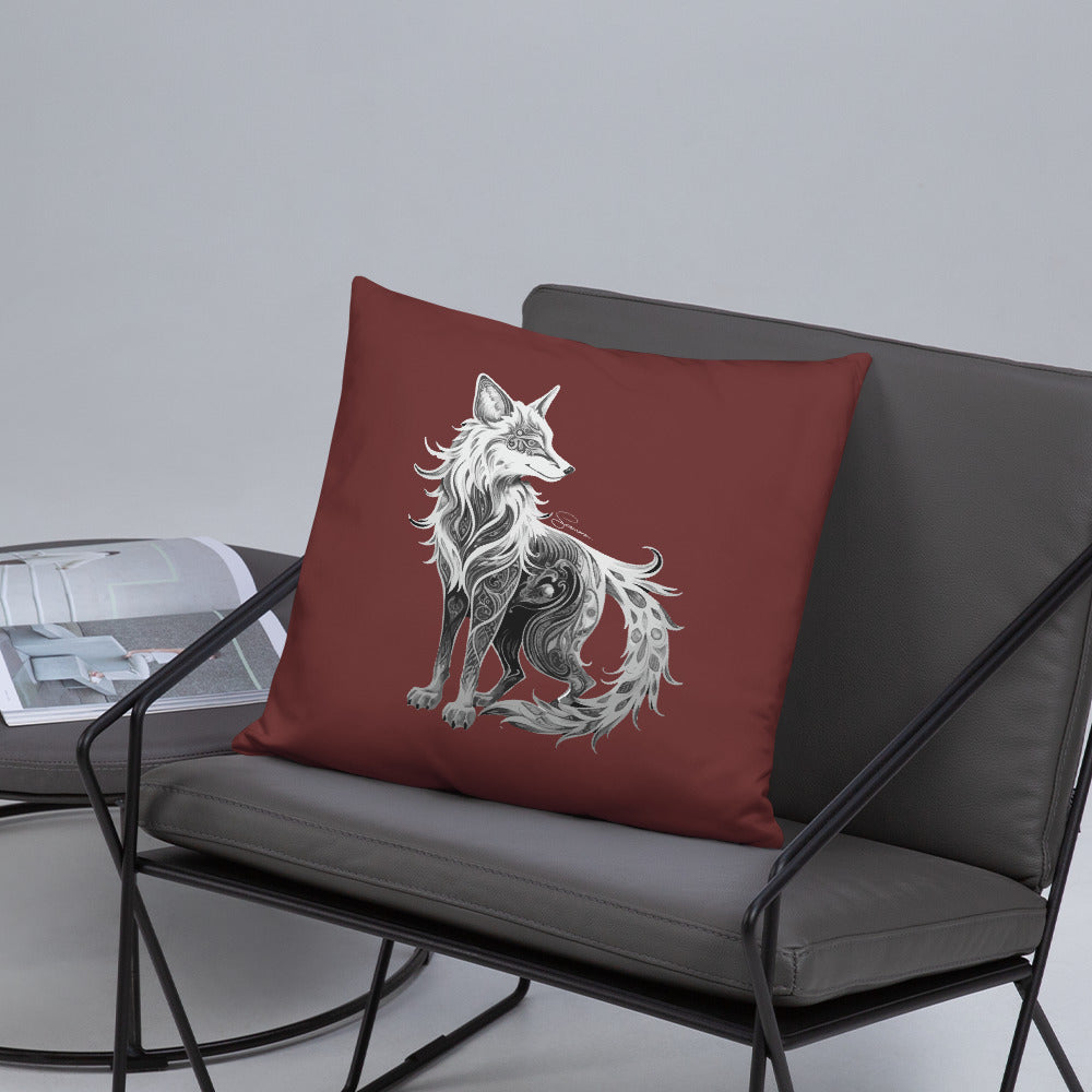 Animal Totem Decorative Pillow - Fox