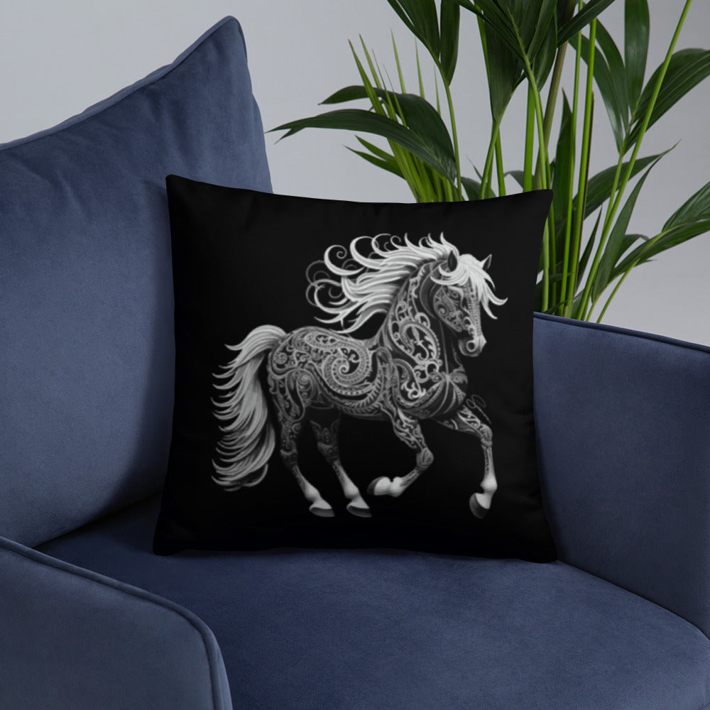 Animal Totem Decorative Pillow - Horse