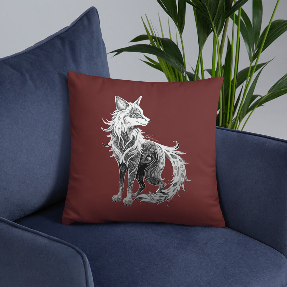 Animal Totem Decorative Pillow - Fox