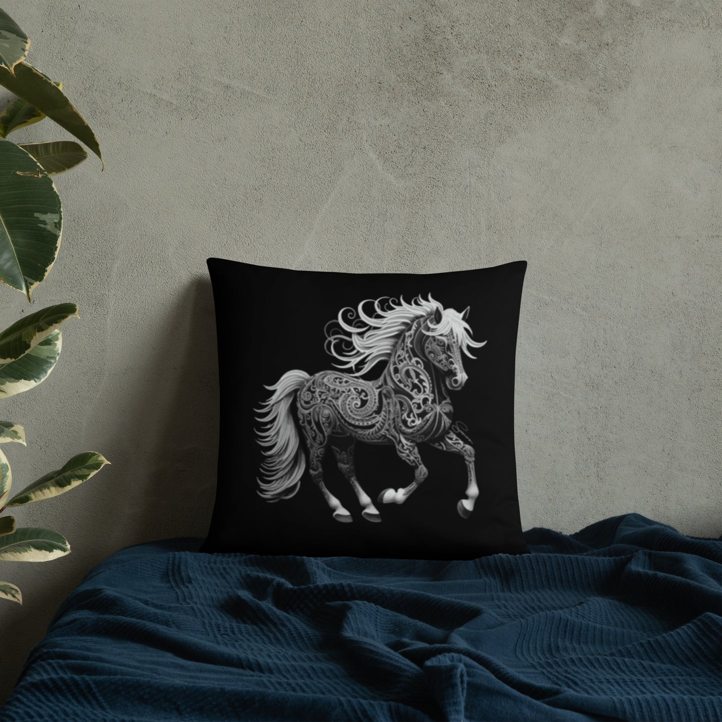 Animal Totem Decorative Pillow - Horse