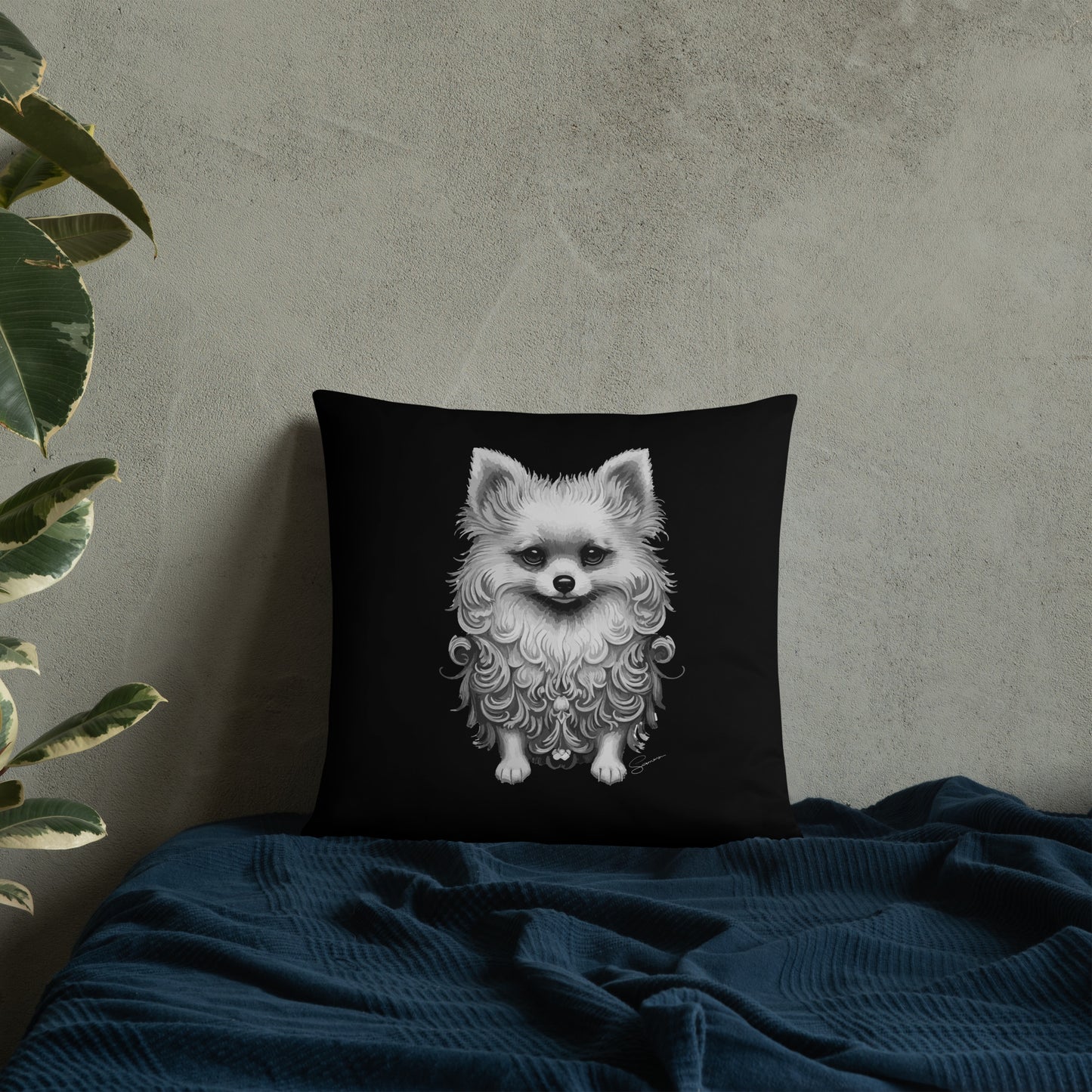 Animal Totem Decorative Pillow - Dog