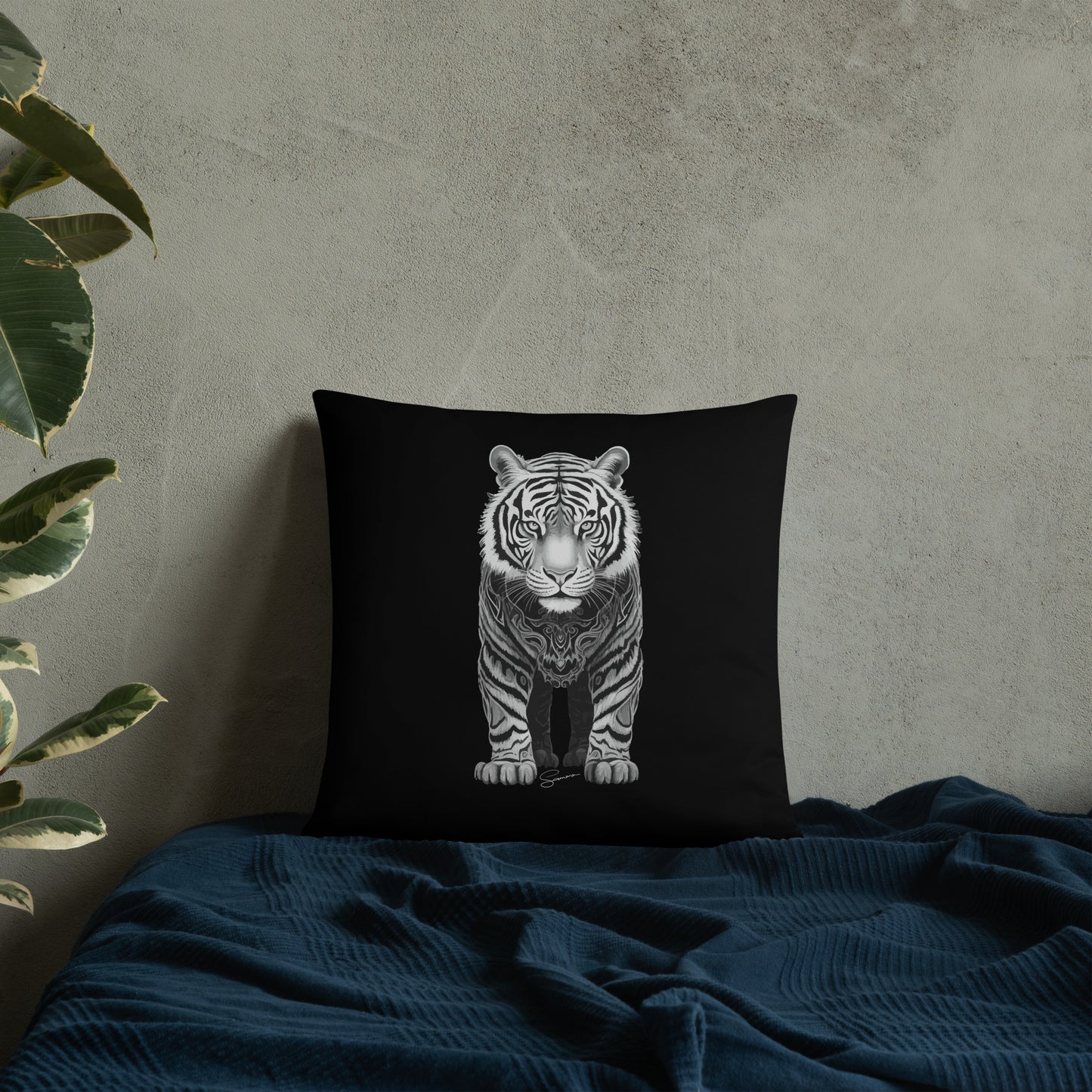 Animal Totem Decorative Pillow - Tiger