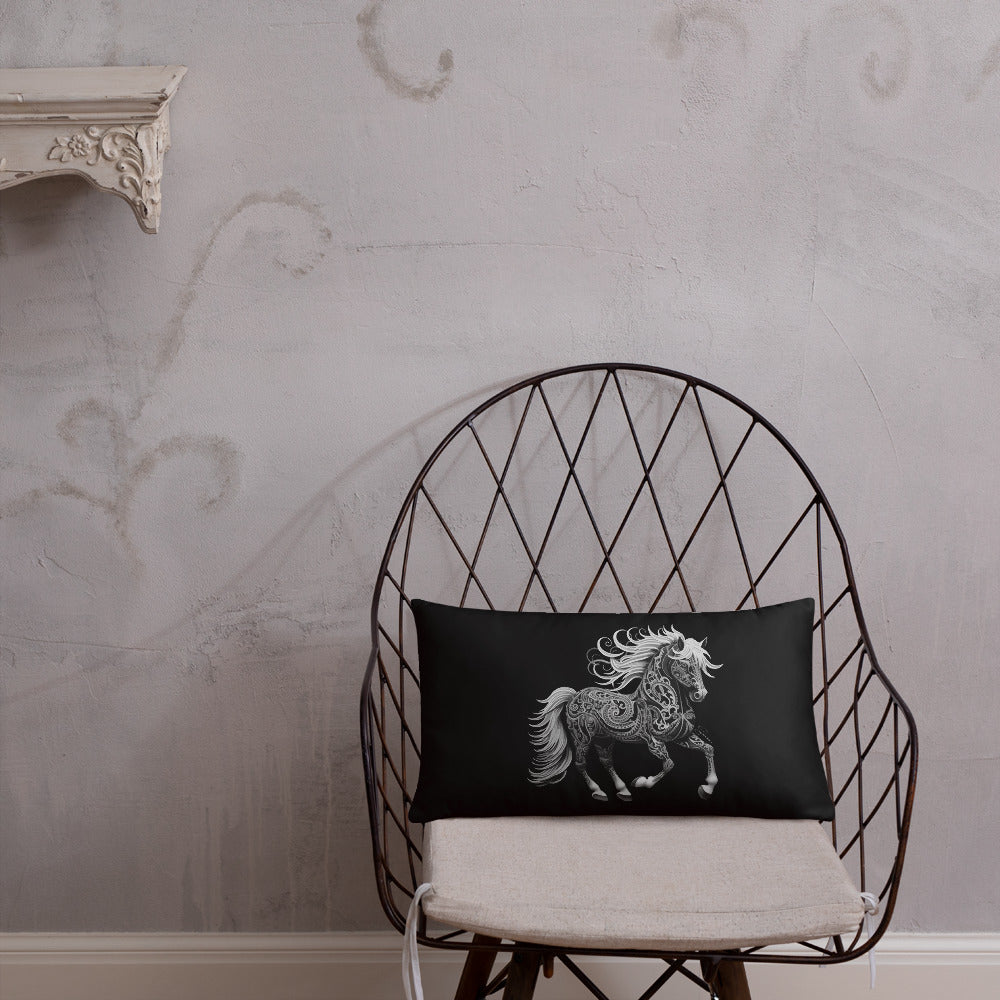 Animal Totem Decorative Pillow - Horse