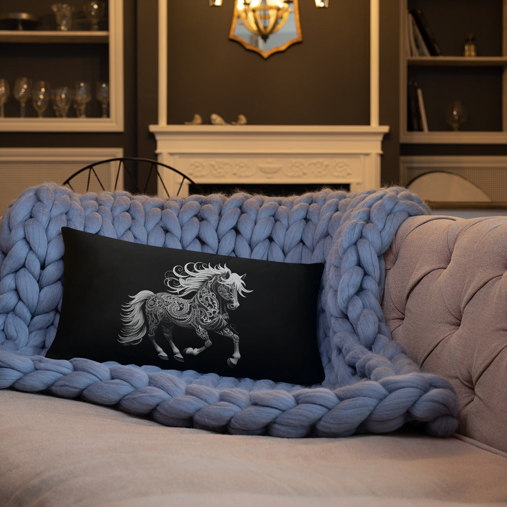 Animal Totem Decorative Pillow - Horse