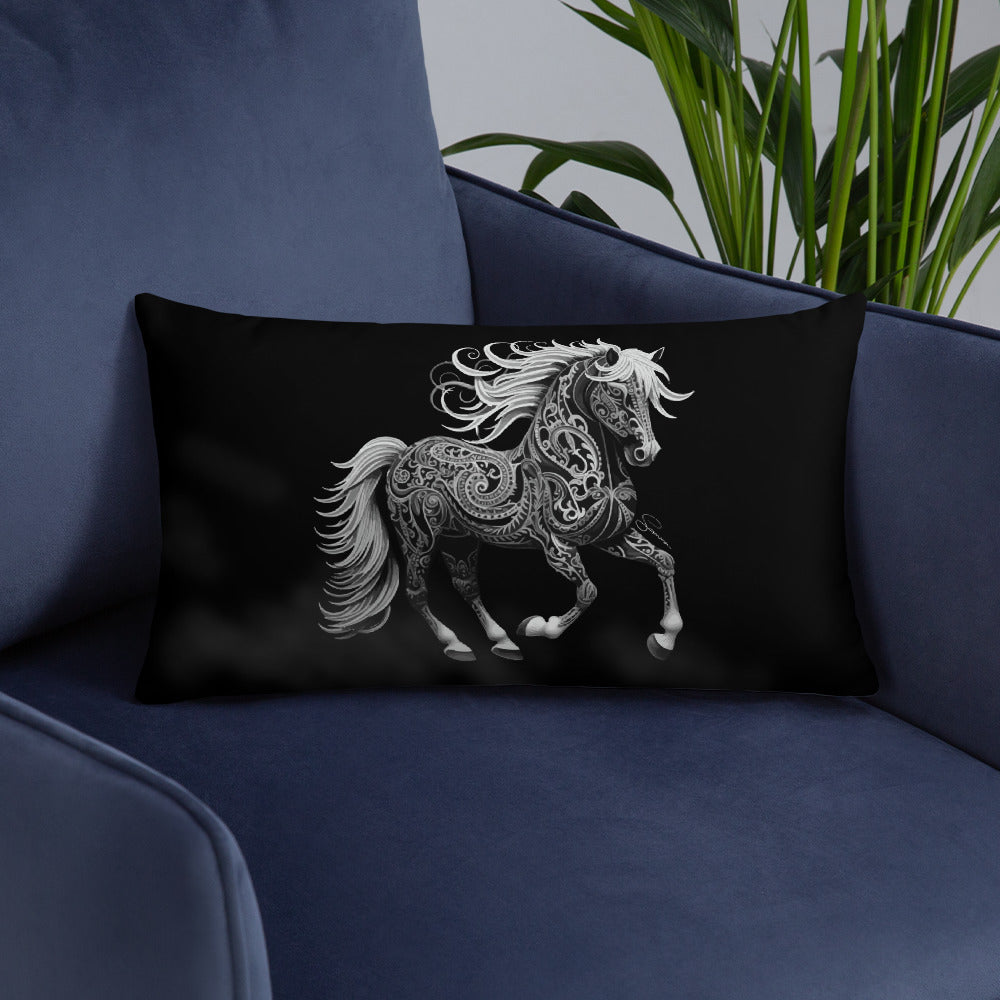 Animal Totem Decorative Pillow - Horse