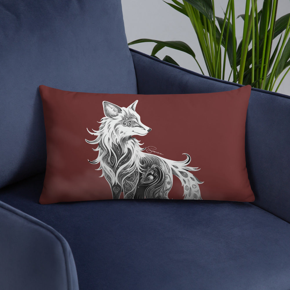 Animal Totem Decorative Pillow - Fox