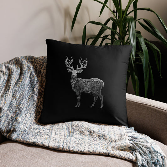 Animal Totem Decorative Pillow - Deer