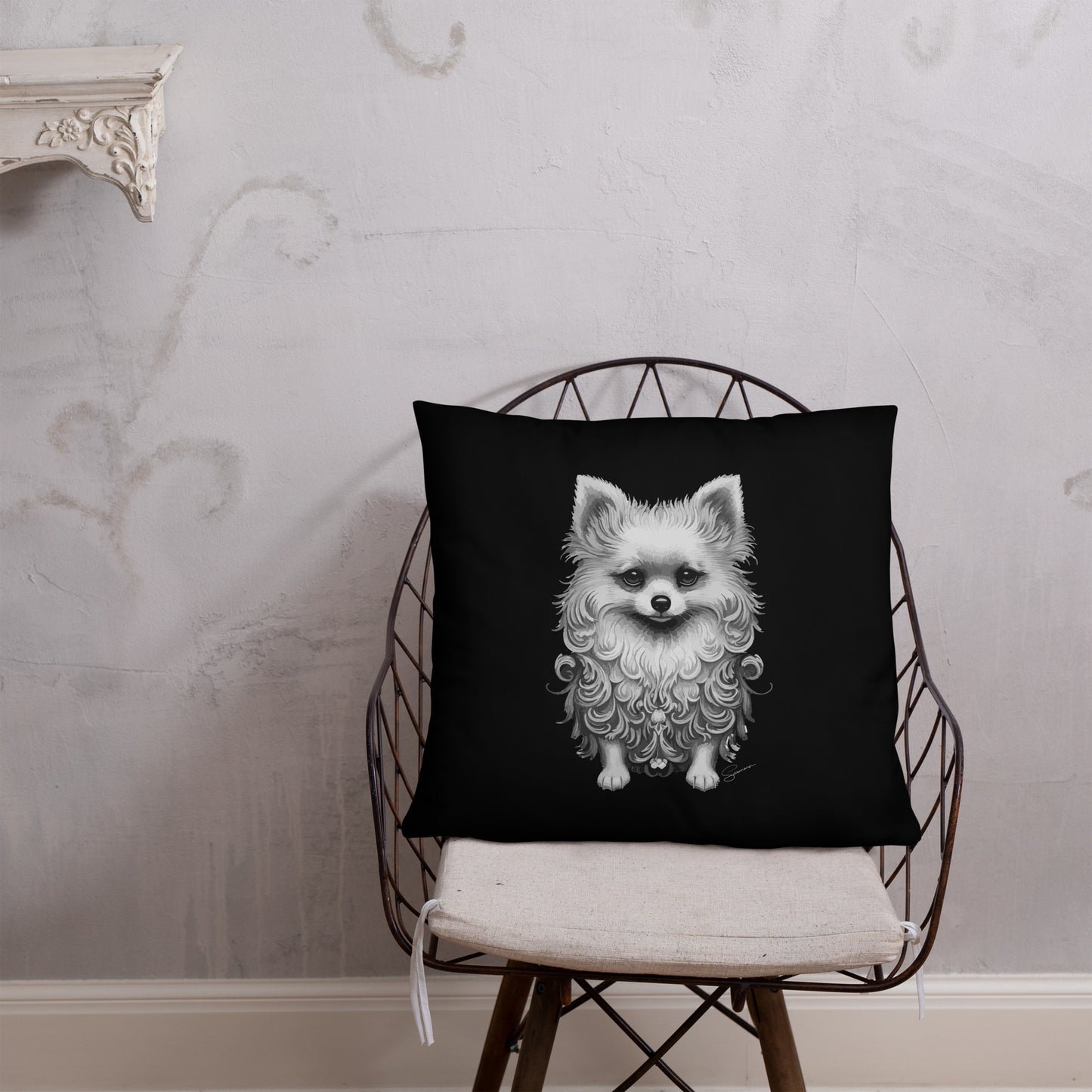 Animal Totem Decorative Pillow - Dog