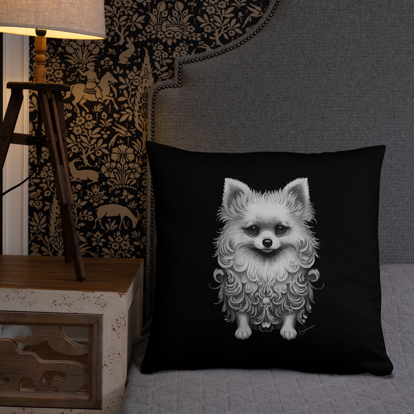 Animal Totem Decorative Pillow - Dog