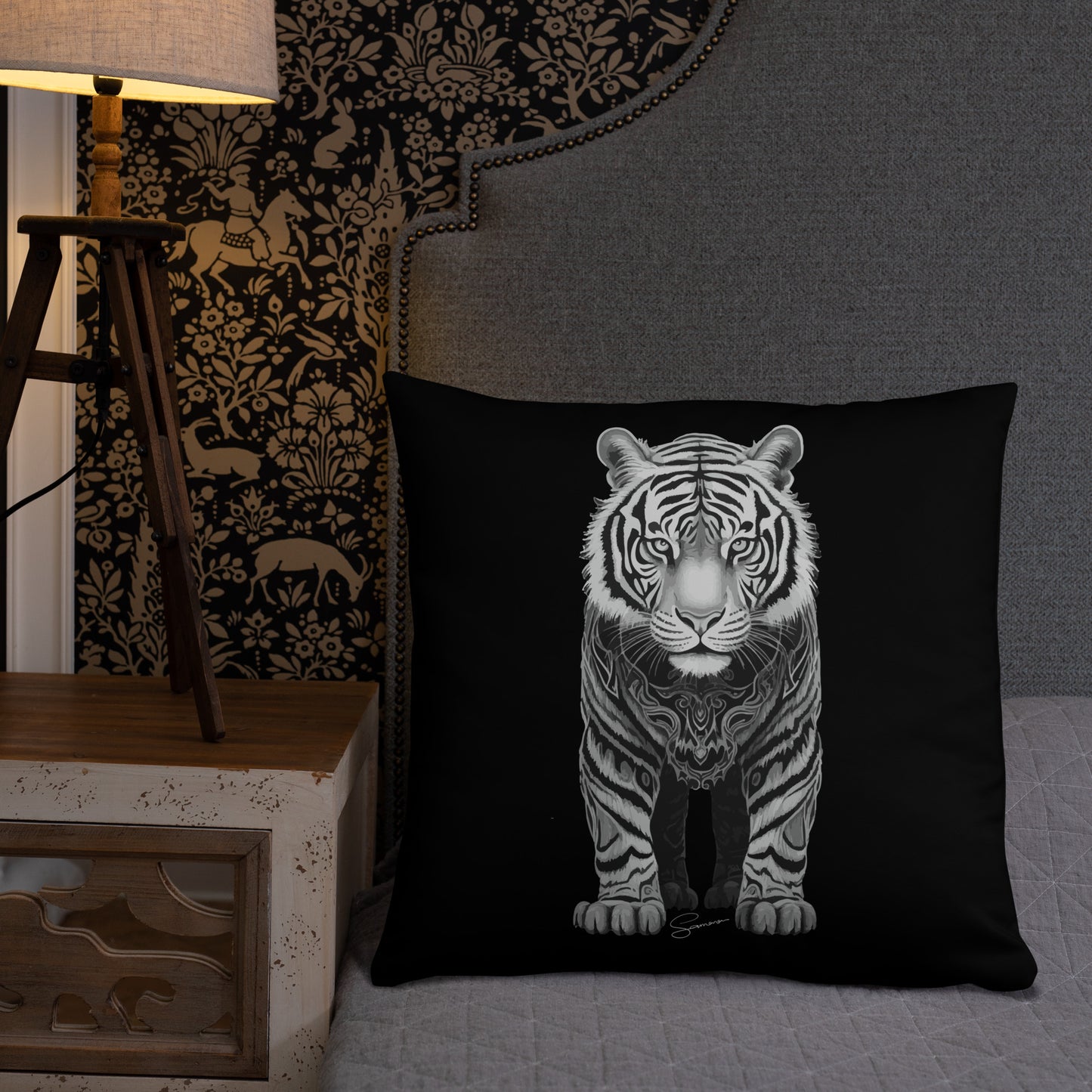 Animal Totem Decorative Pillow - Tiger