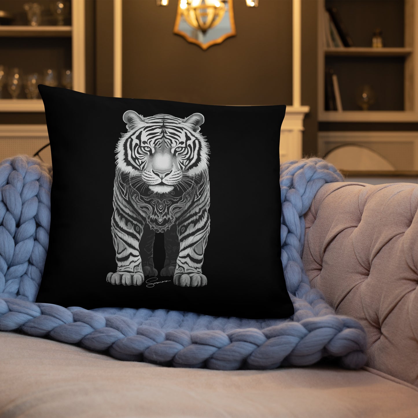 Animal Totem Decorative Pillow - Tiger