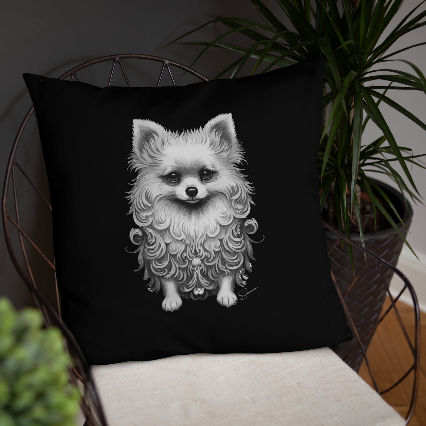 Animal Totem Decorative Pillow - Dog