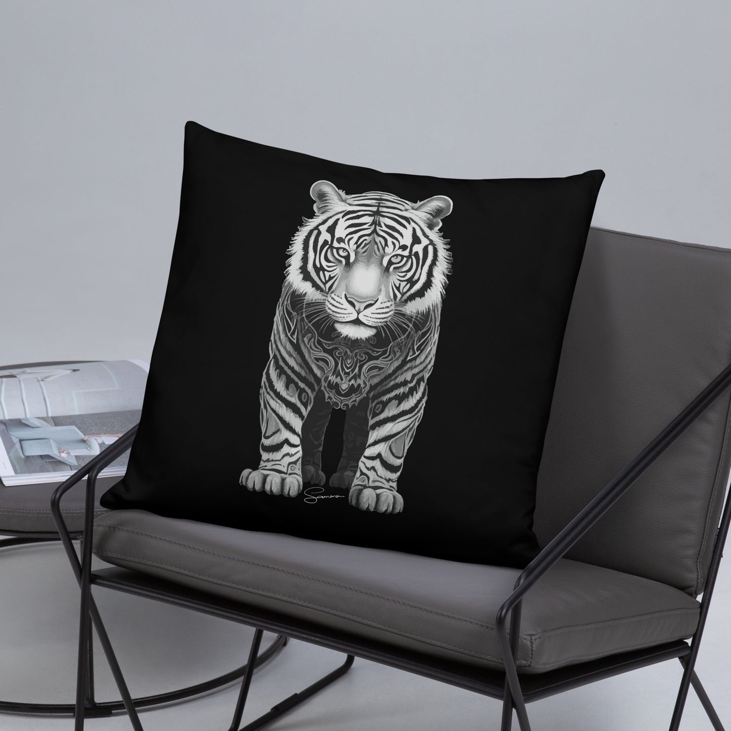 Animal Totem Decorative Pillow - Tiger