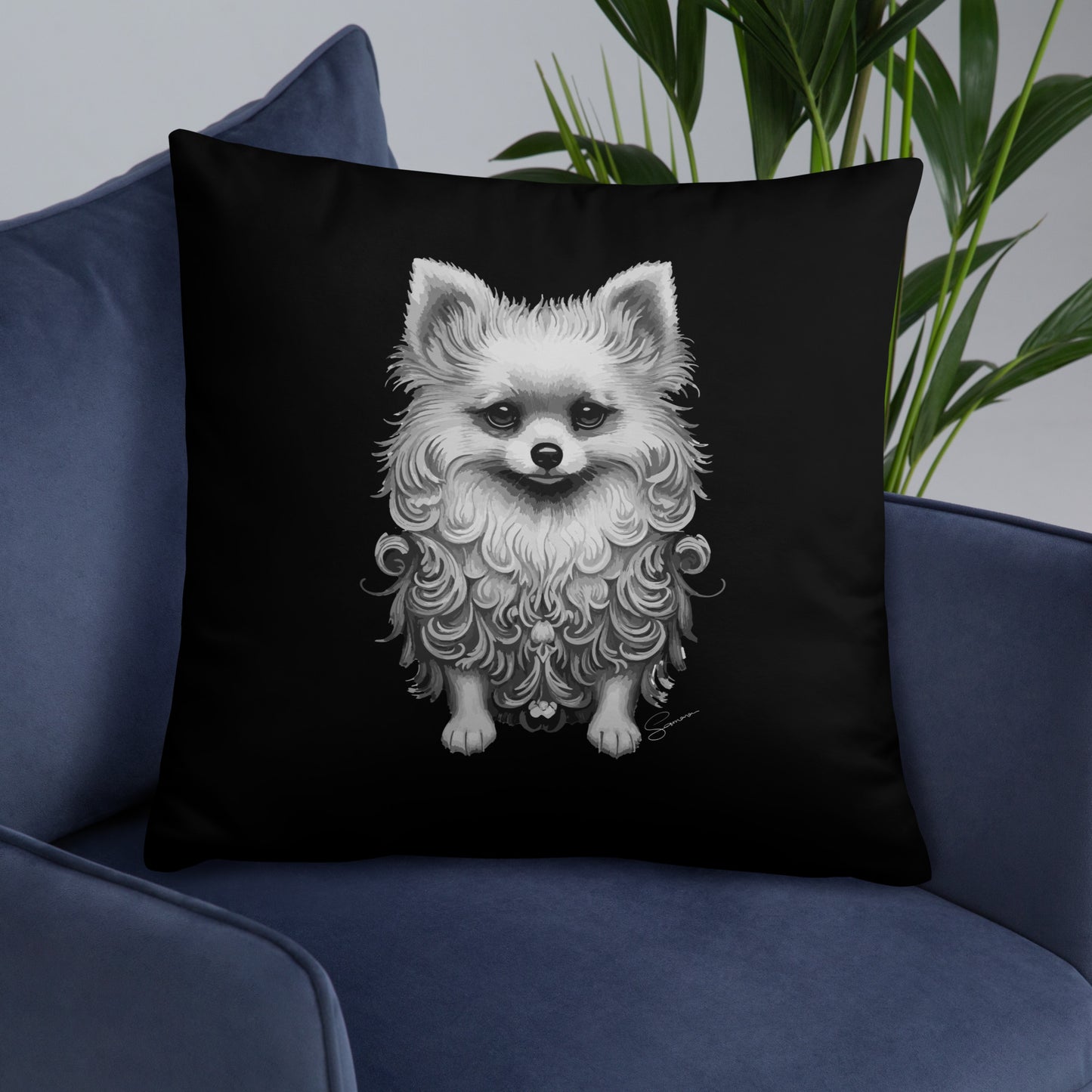 Animal Totem Decorative Pillow - Dog