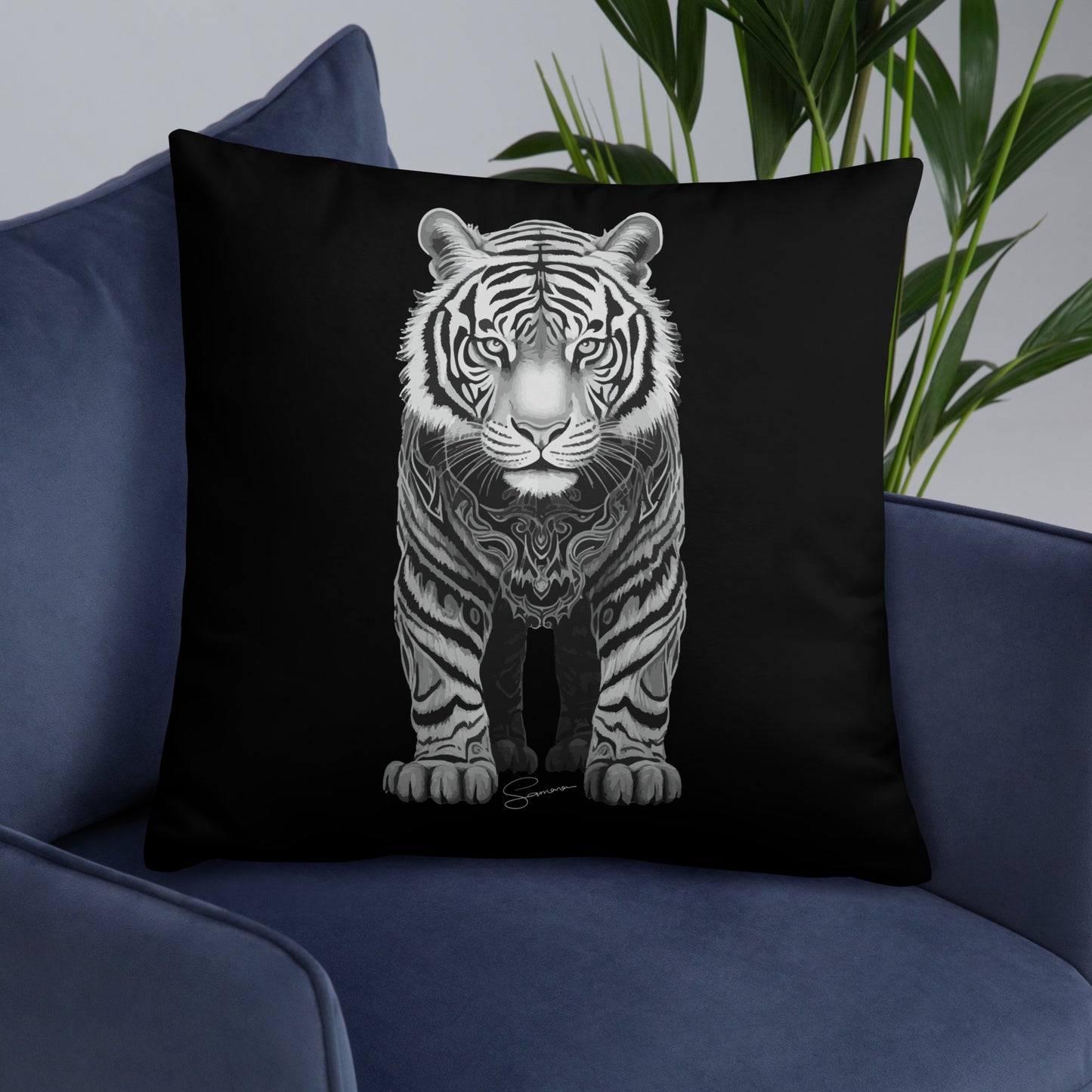 Animal Totem Decorative Pillow - Tiger