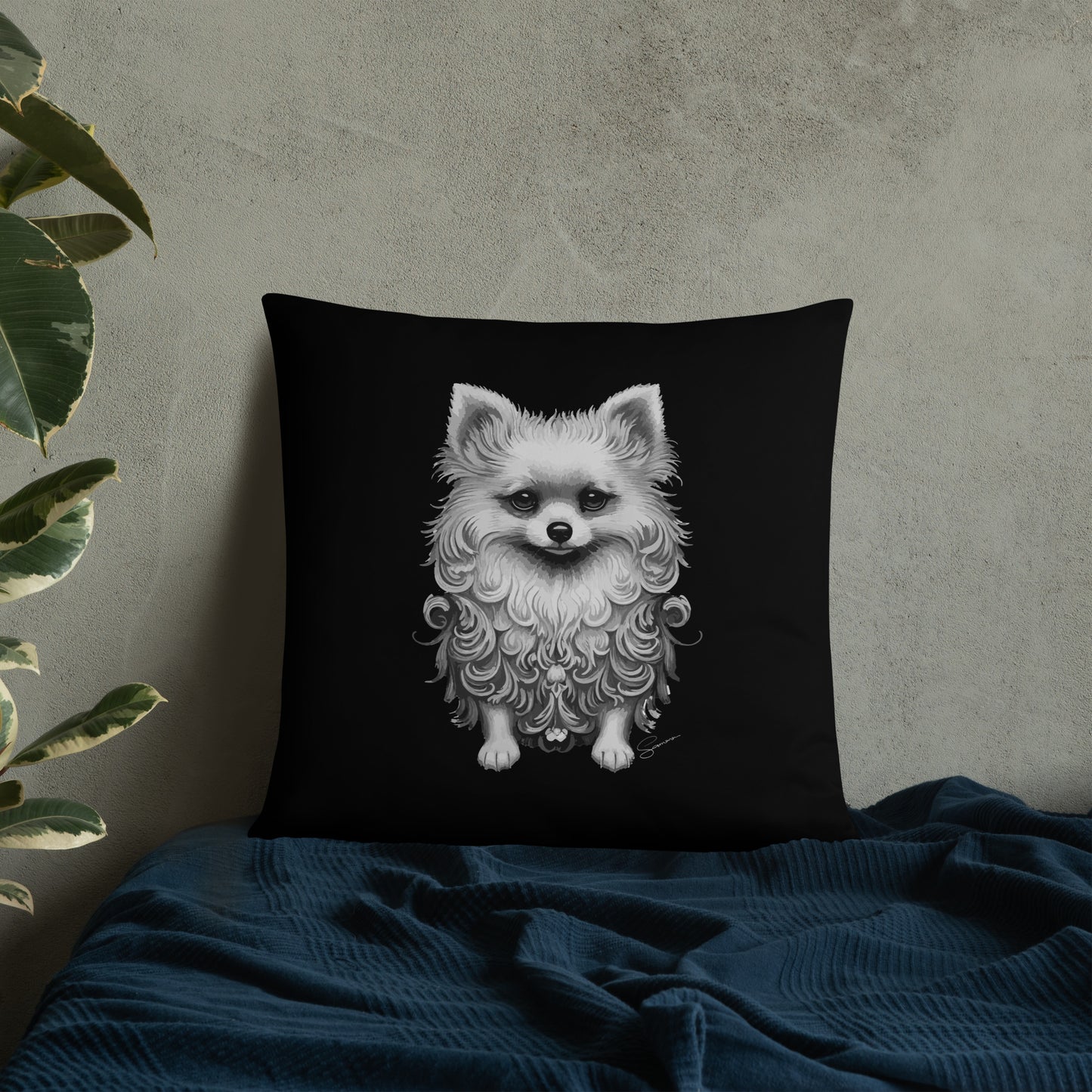 Animal Totem Decorative Pillow - Dog