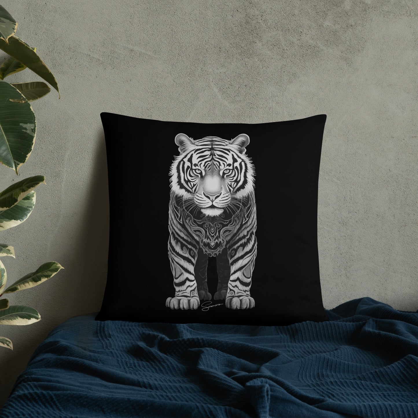 Animal Totem Decorative Pillow - Tiger