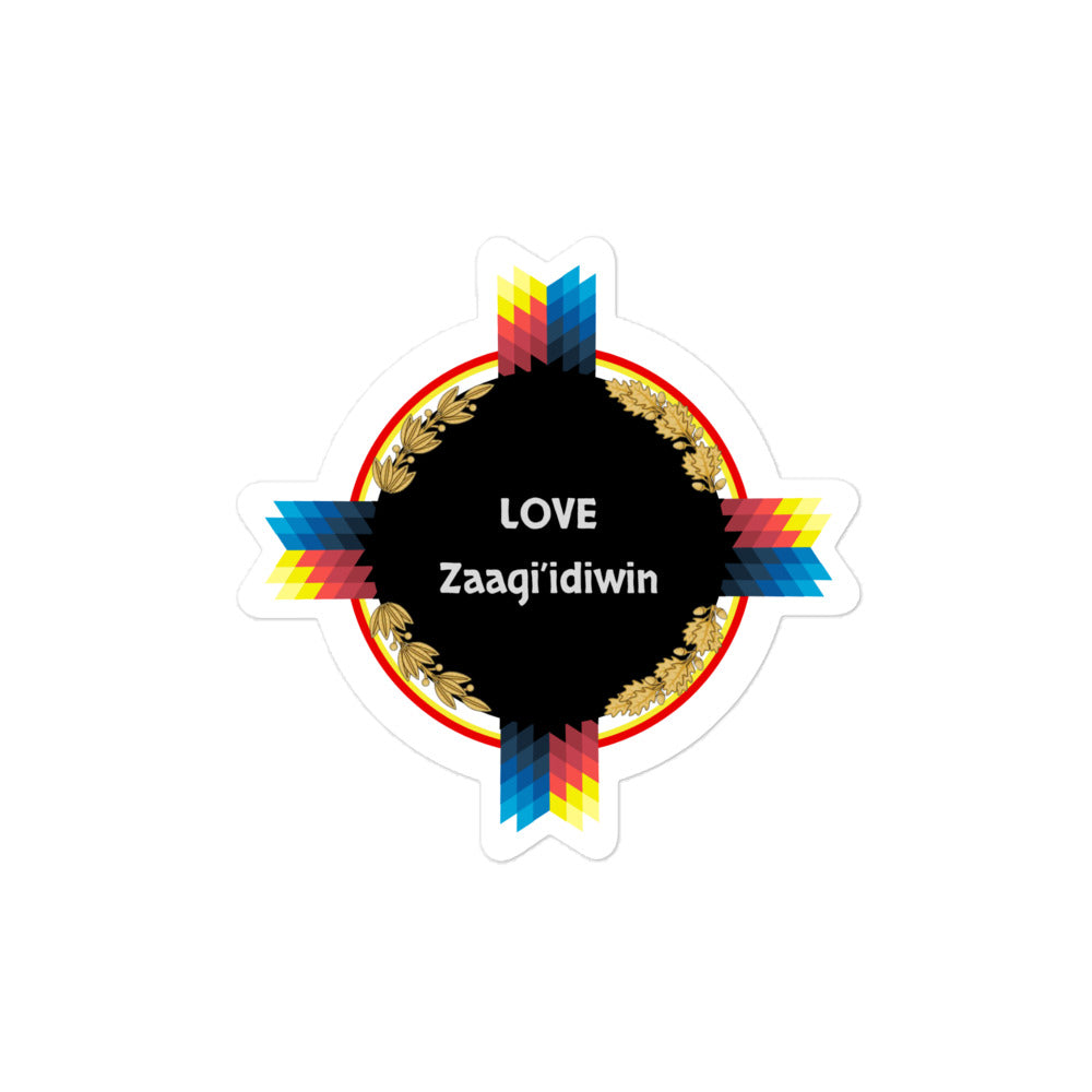 Seven Sacred Animals Sticker - Love