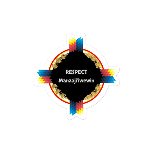 Seven Sacred Animals Sticker - Respect