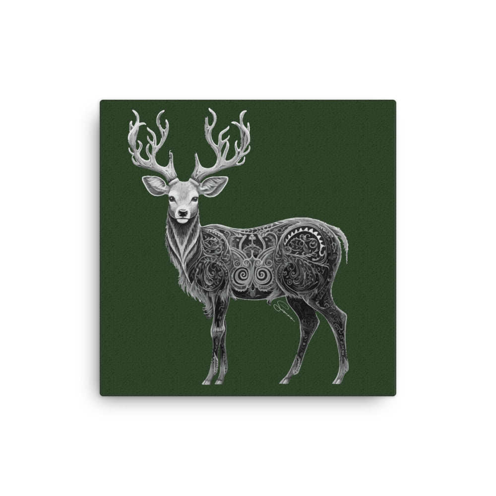 Animal Totem Wall Canvas - Deer