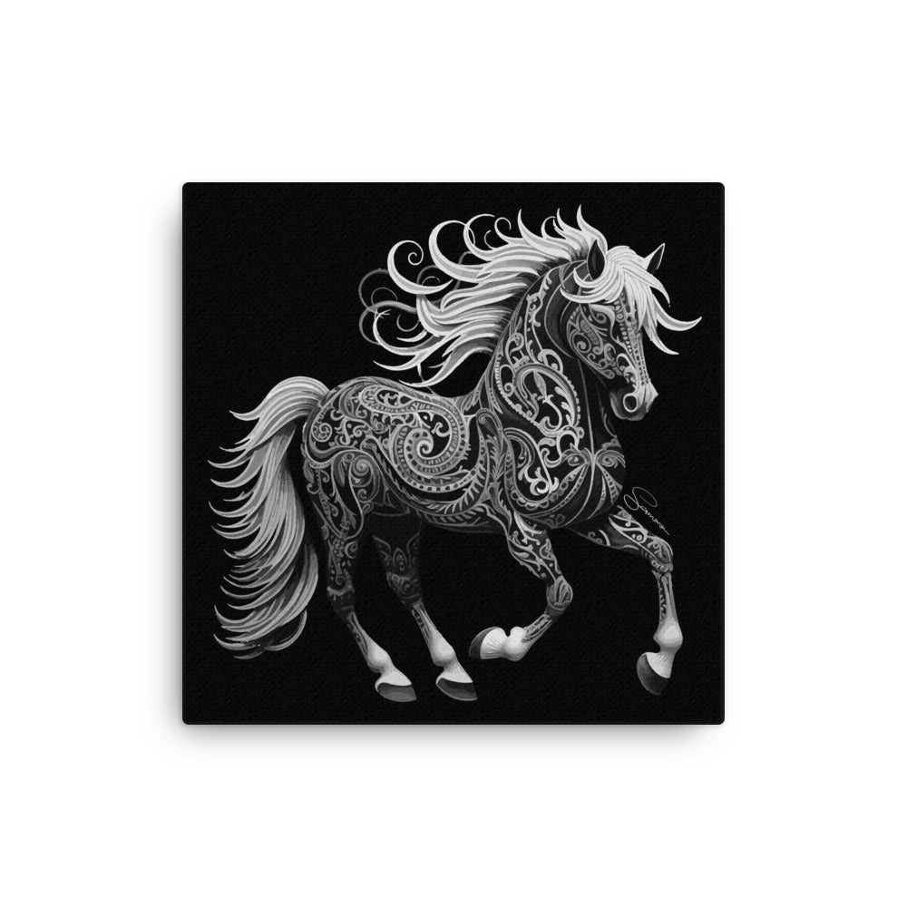 Animal Totem Wall Canvas - Horse