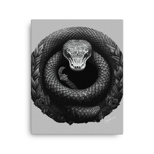 Animal Totem Wall Canvas - Snake