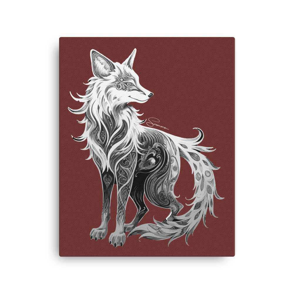 Animal Totem Wall Canvas - Fox