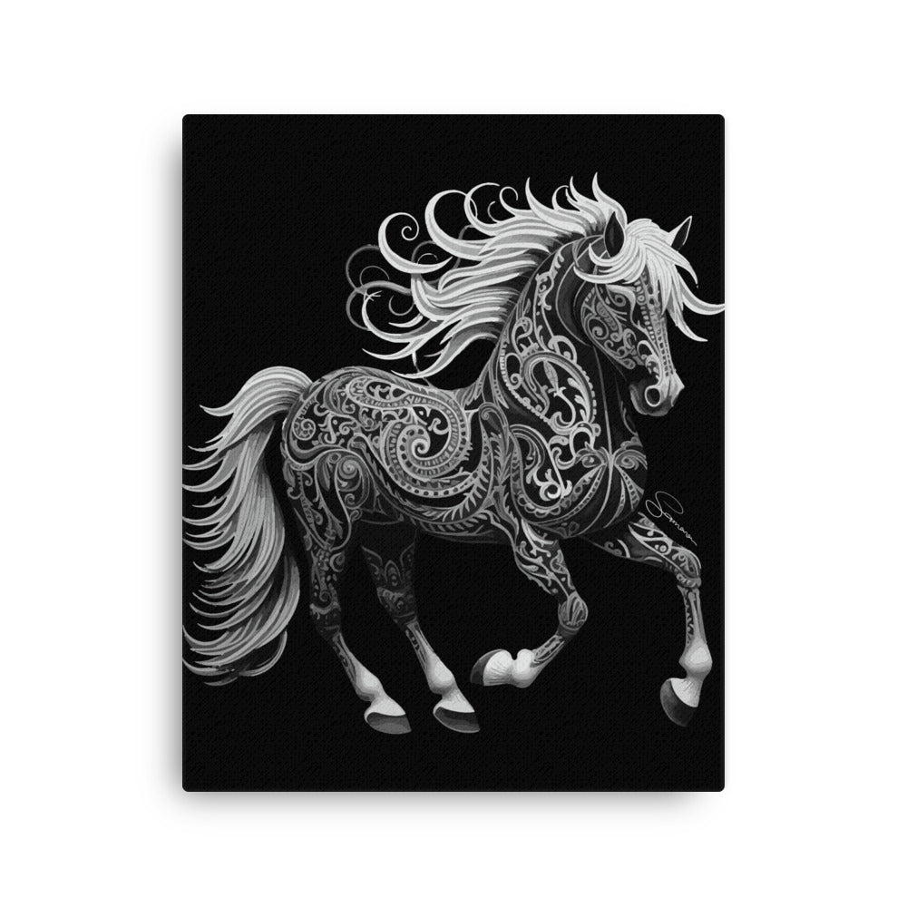 Animal Totem Wall Canvas - Horse