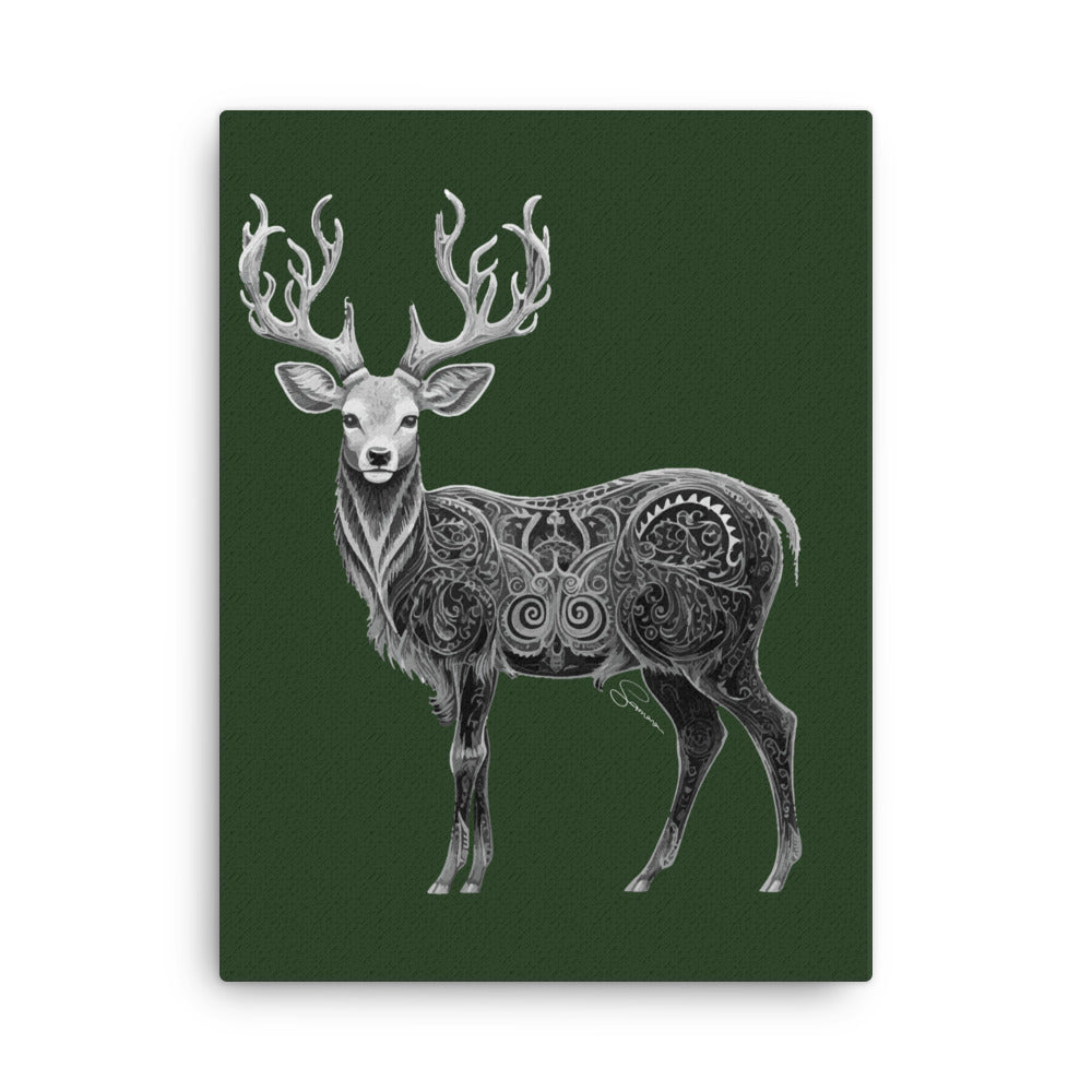 Animal Totem Wall Canvas - Deer