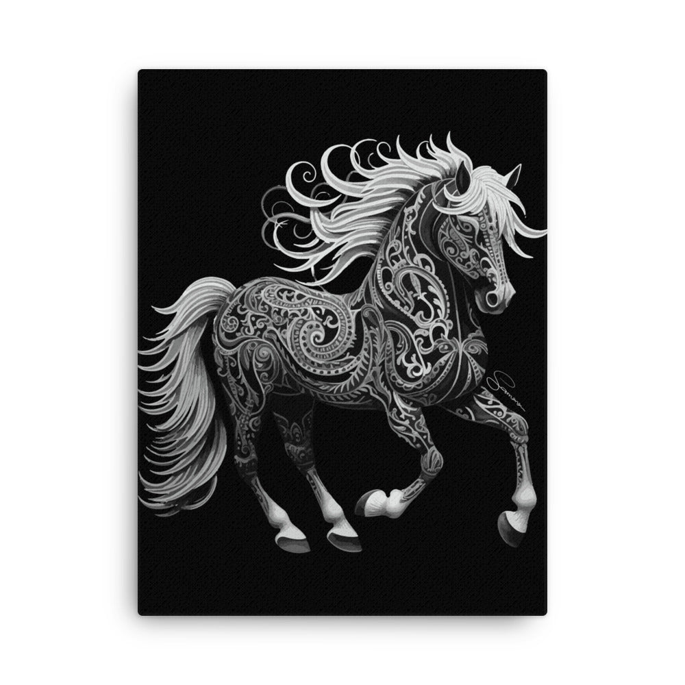 Animal Totem Wall Canvas - Horse