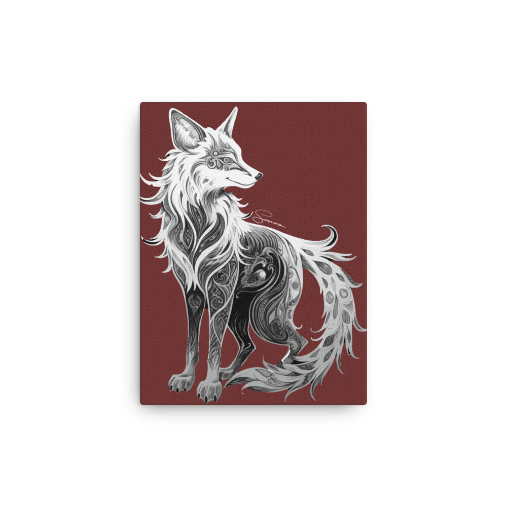 Animal Totem Wall Canvas - Fox