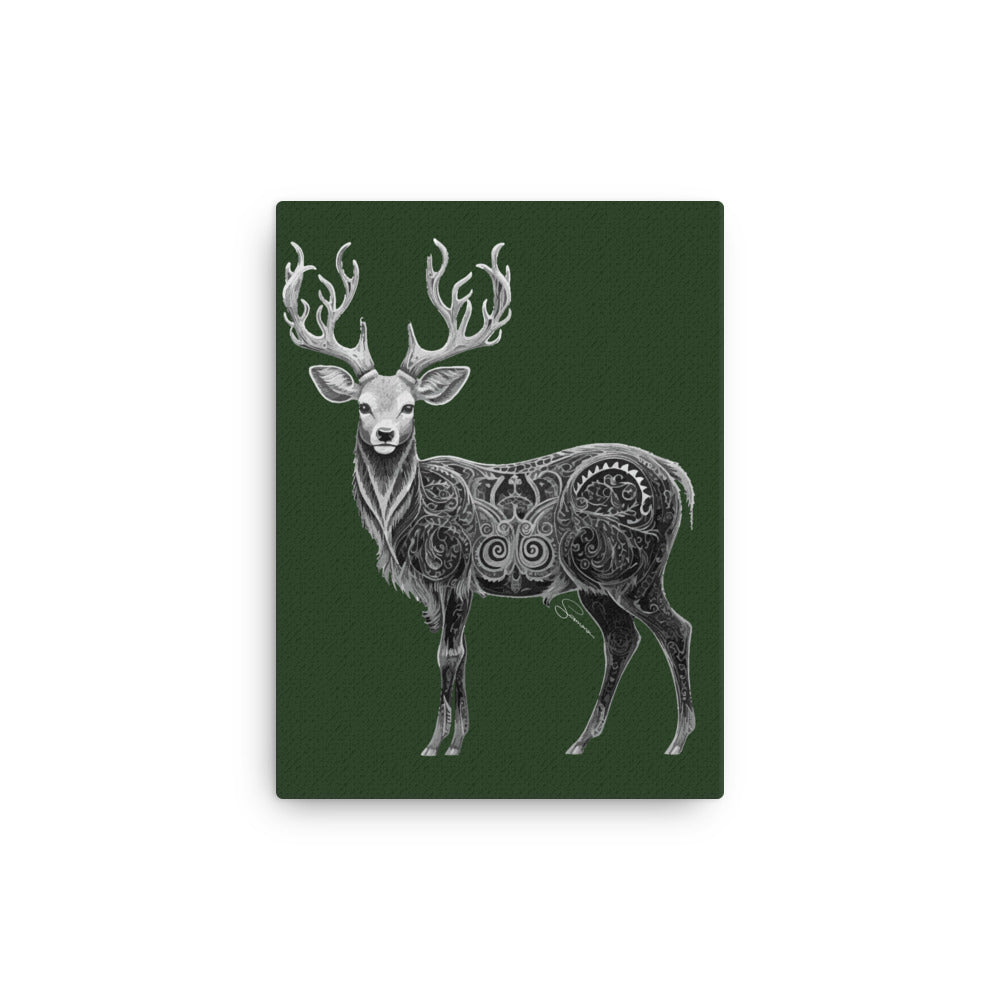 Animal Totem Wall Canvas - Deer