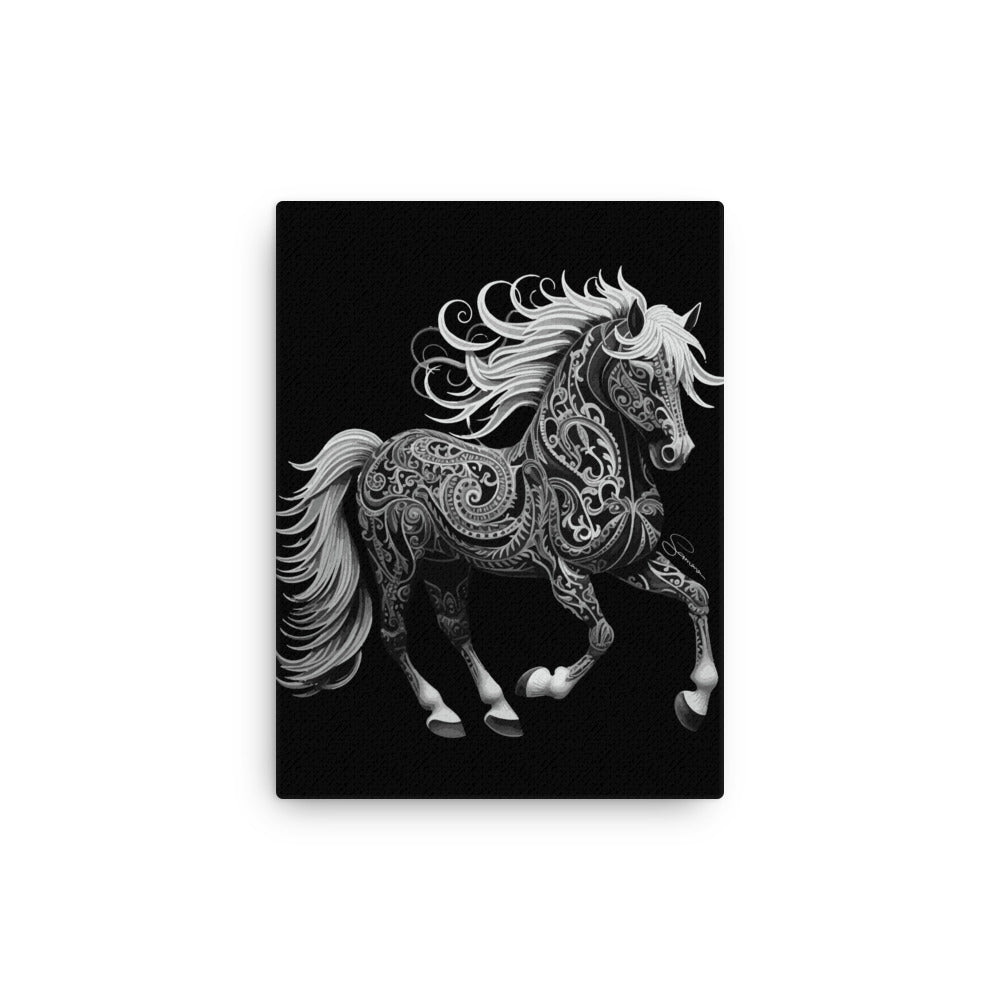 Animal Totem Wall Canvas - Horse