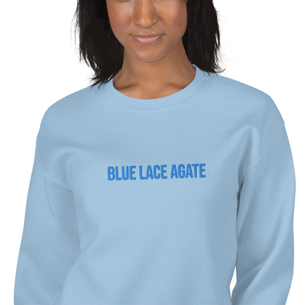 Crystal Sweatshirt - Blue Lace Agate