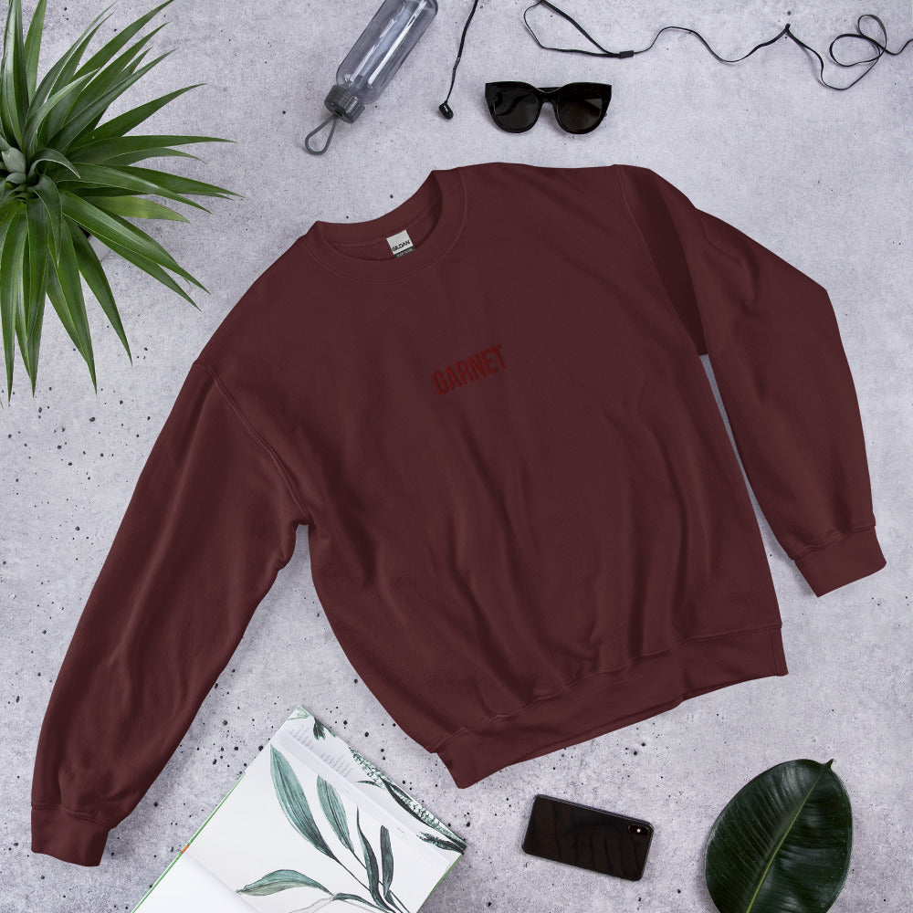 Crystal Sweatshirt - Garnet