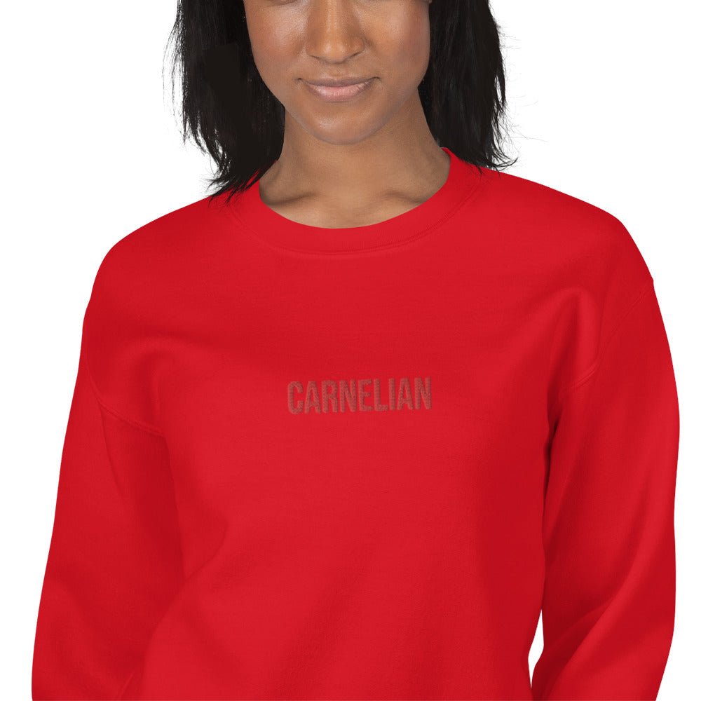 Crystal Sweatshirt - Carnelian