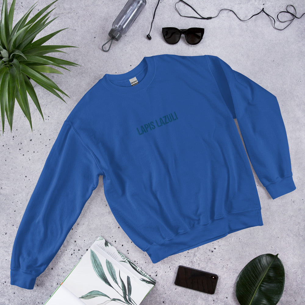 Crystal Sweatshirt - Lapis Lazuli