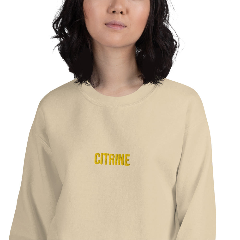 Crystal Sweatshirt - Citrine