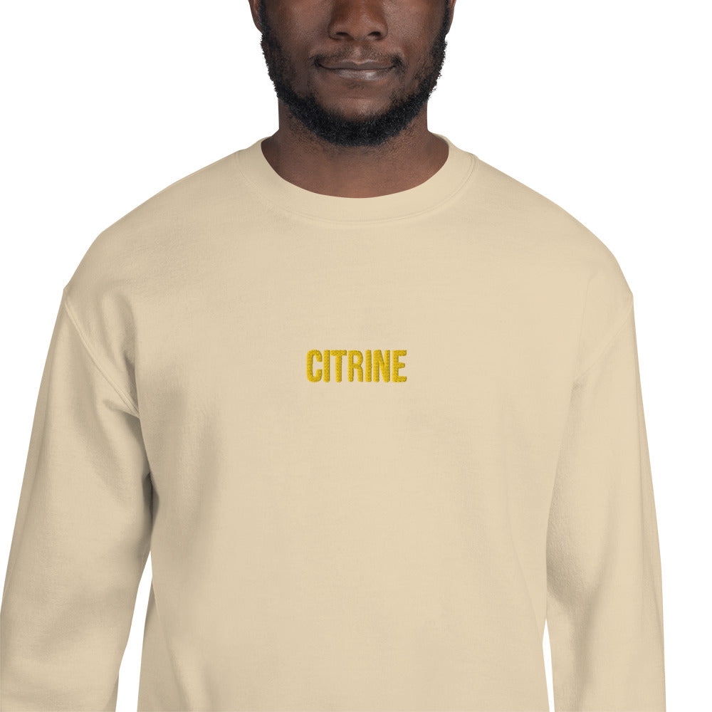 Crystal Sweatshirt - Citrine