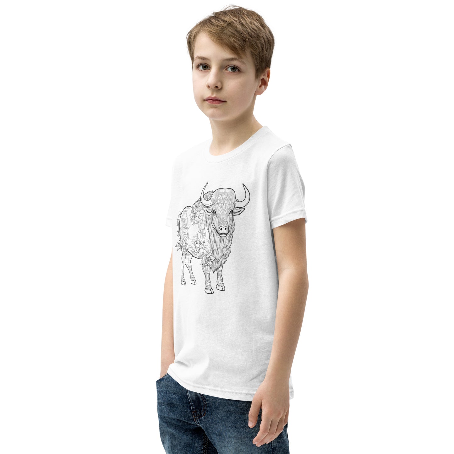 Seven Sacred Animals T-Shirt - Buffalo